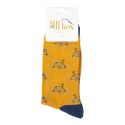 Mr Heron Bikes Mustard Socks
