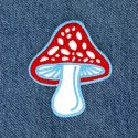 These Are Things Iron-On Patch - Mushroom