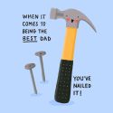 Nailed It Father's Day Card