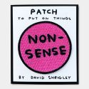 David Shrigley Non-Sense Embroidered Patch
