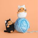 Noodoll Mini Ricespud - Black Kitty