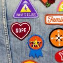 These Are Things Iron-On Patch - Nope Heart