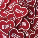 These Are Things Iron-On Patch - Nope Heart