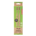 Kikkerland Nudie Bamboo Toothbrush Set of 2
