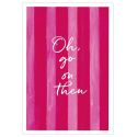 Floh Oh Go On Then Print - A3