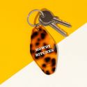 Howdy Bitches Retro Keyring