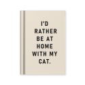 Ohh Deer A7 Tiny Notebook - I'd Rather Be At Home With my Cat