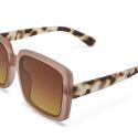 OKKIA Alessia Sunglasses - Pink Light Havana (Brown Lens)