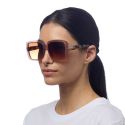 OKKIA Alessia Sunglasses - Pink Light Havana (Brown Lens)