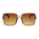 OKKIA Alessia Sunglasses - Pink Light Havana (Brown Lens)