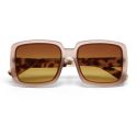 OKKIA Alessia Sunglasses - Pink Light Havana (Brown Lens)