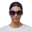 OKKIA Anna Sunglasses - Black Pink (Shaded Rose)