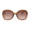 OKKIA Anna Sunglasses - Transparent Brown