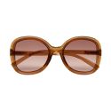 OKKIA Anna Sunglasses - Transparent Brown