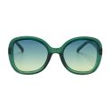 OKKIA Anna Sunglasses - Transparent Green