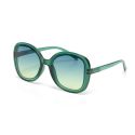 OKKIA Anna Sunglasses - Transparent Green