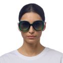 OKKIA Anna Sunglasses - Transparent Green