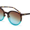 OKKIA Berlino Sunglasses - Bright Blue Havana