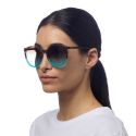 OKKIA Berlino Sunglasses - Bright Blue Havana