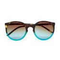 OKKIA Berlino Sunglasses - Bright Blue Havana