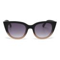 OKKIA Silvia Sunglasses - Black Pink (Shaded Rose)