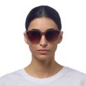 OKKIA Silvia Sunglasses - Pink Light Havana (Brown Lens)