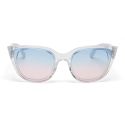 OKKIA Silvia Sunglasses - Transparent Clear