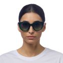 OKKIA Silvia Sunglasses - Transparent Green
