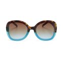 OKKIA Anna Sunglasses - Bright Blue Havana