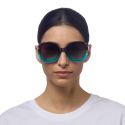 OKKIA Anna Sunglasses - Bright Blue Havana