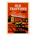 Old Trafford Stadium A4 Print