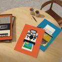 Orange Polaroid Camera Print