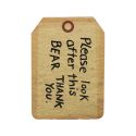 Half Moon Bay Paddington Bear Tag Shaped Mini Notebook