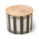 Paddywax Al Fresco Striped Candle - Palo Santo & Sage