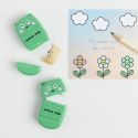 Paper Poetry Chingu Frog Eraser + Sharpener
