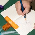Hightide Penco Clampy Glitter Plastic Clip