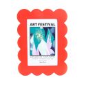 Helio Ferretti Petal Photo Frame 10x15cm - Red