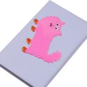 Greeting Life Puffy Toy Sticker - Pink Cat Red Socks