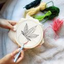 Kikkerland Punch Needle Kit - Plant