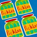 Proper Good Pickles Sticker