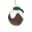Felt So Good Christmas Pudding Decoration