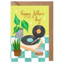 Record Player Father's Day Card