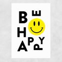 East End Be Happy A3 Print