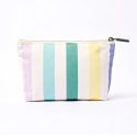 ROKA Maida Vale Makeup Bag - Pastel Multi Stripe
