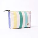 ROKA Maida Vale Makeup Bag - Pastel Multi Stripe