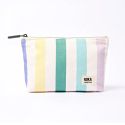 ROKA Maida Vale Makeup Bag - Pastel Multi Stripe