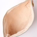 ROKA Maida Vale Makeup Bag - Rose Gold Stripe