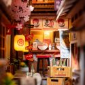 Rolife Sakura Wine Alley DIY Miniature Book Nook