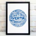 Everton Football A3 Print