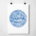 Everton Football A3 Print
